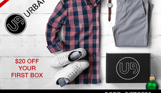 UrbaneBox Holiday Coupon: Get $20 Off Your First Box!