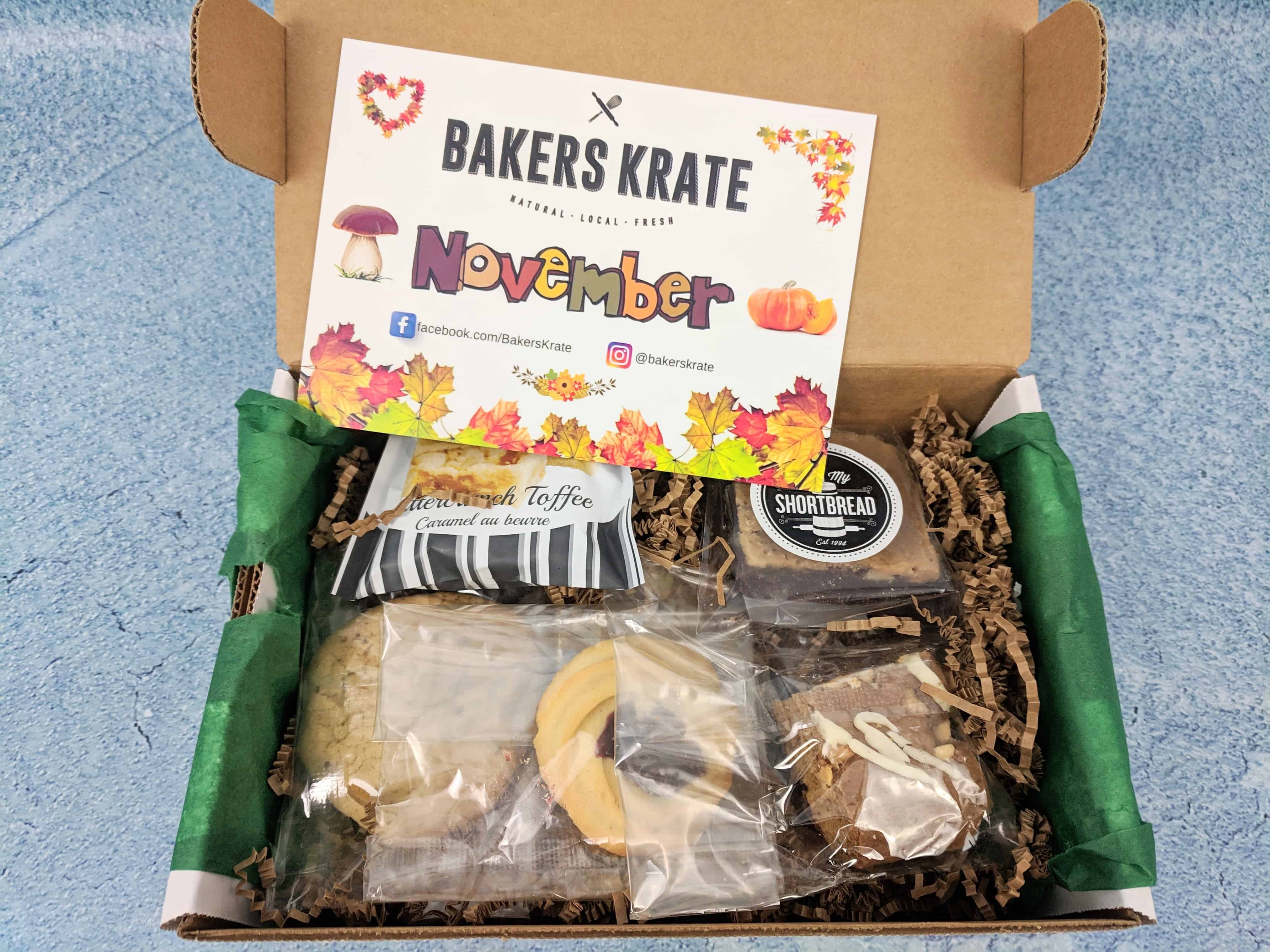 Bakers Krate November 2018 Subscription Box Review + Coupon! Hello