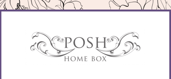 Posh Home Box Luxe Edition September-October 2019 Theme Spoilers!
