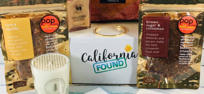 California Found November 2018 Subscription Box Review + Coupon