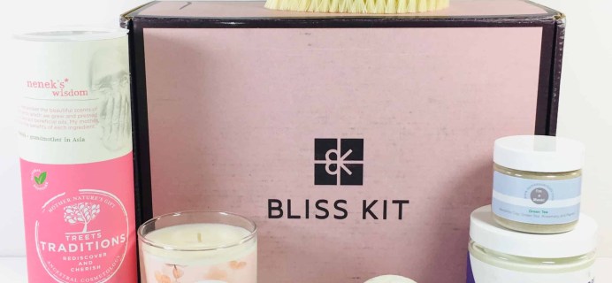 Bliss Kit Fall 2018 Subscription Box Review + Coupon
