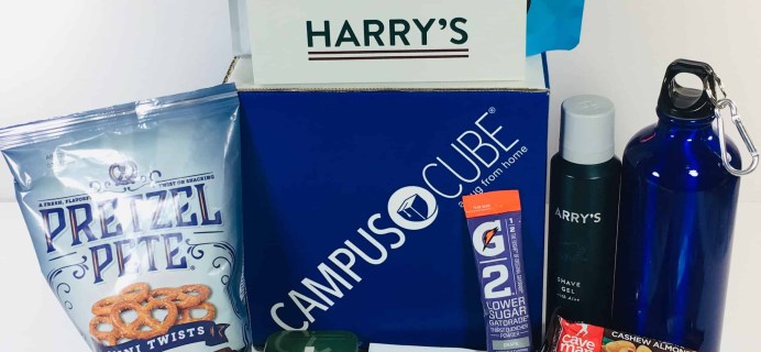 CampusCube College Care Package December 2018 – Guys “Man Cube” Review + Coupon!