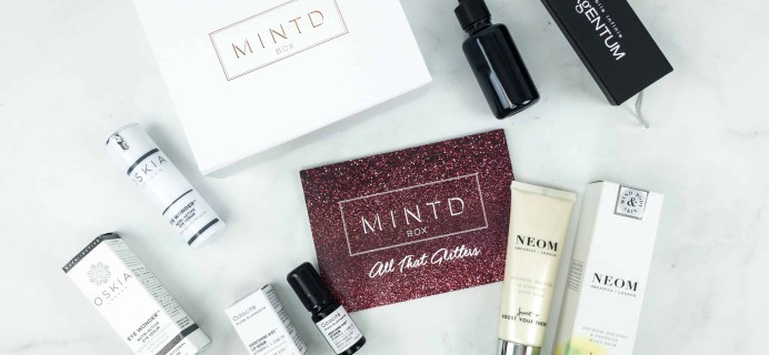 MINTD Box December 2018 Subscription Box Review + Coupon!