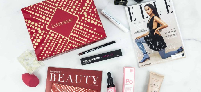 Look Fantastic Beauty Box December 2018 Subscription Box Review