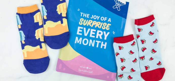 Say It With A Sock December 2018 Kids Sockscription Review & Coupon – Girls