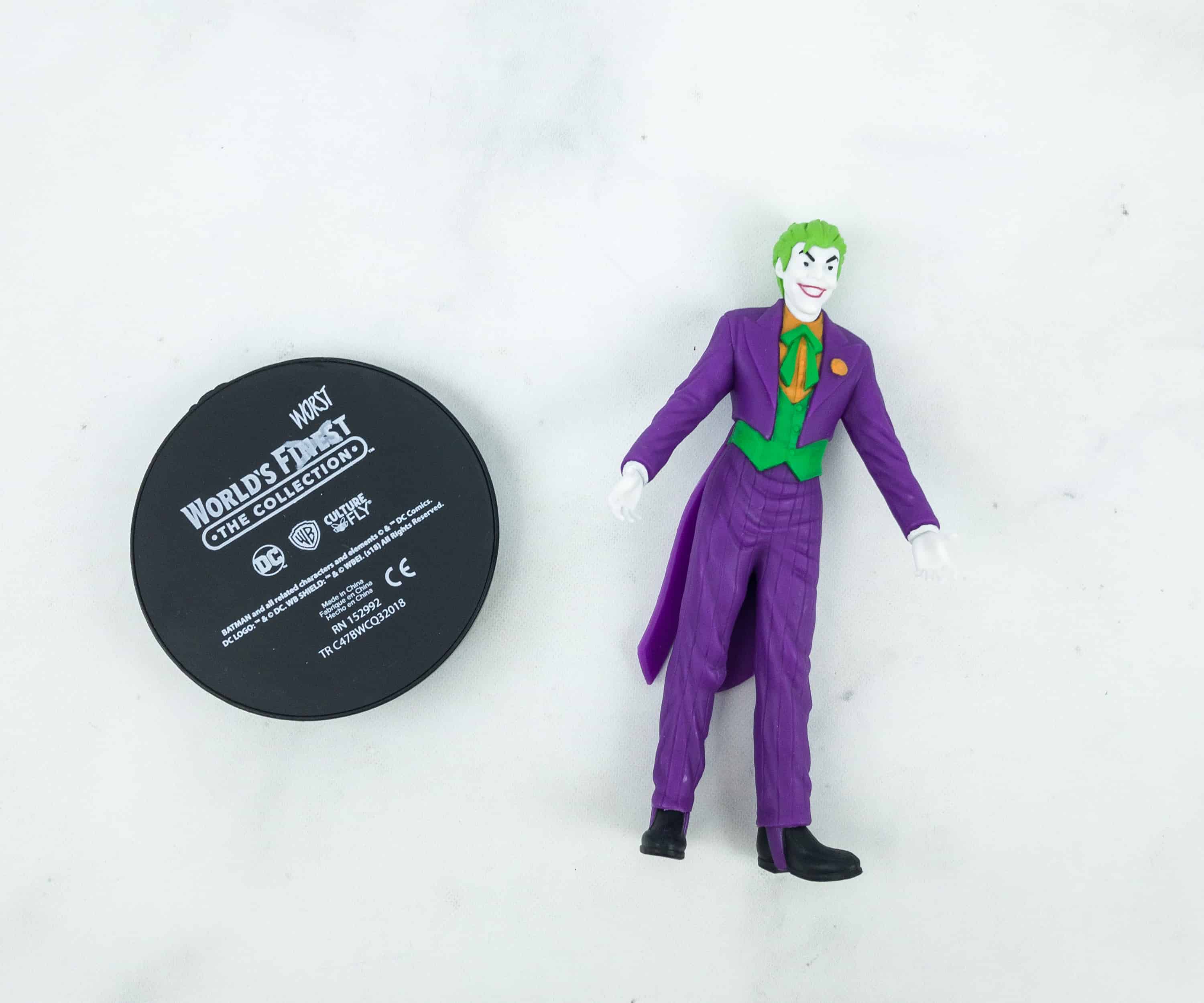DC Comics The World's Finest Collection Joker Vinyl CultureFly Exclusive NEW 