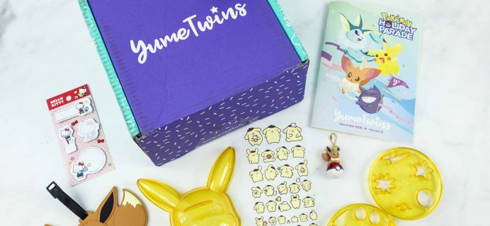 YumeTwins December 2018 Subscription Box Review + Coupon