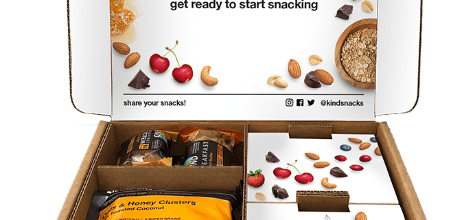 Kind Snack Club Snack Pack Coupon: Get $20 Off + Free Shipping!