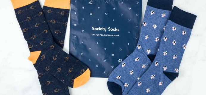 Society Socks December 2018 Subscription Box Review + 50% Off Coupon
