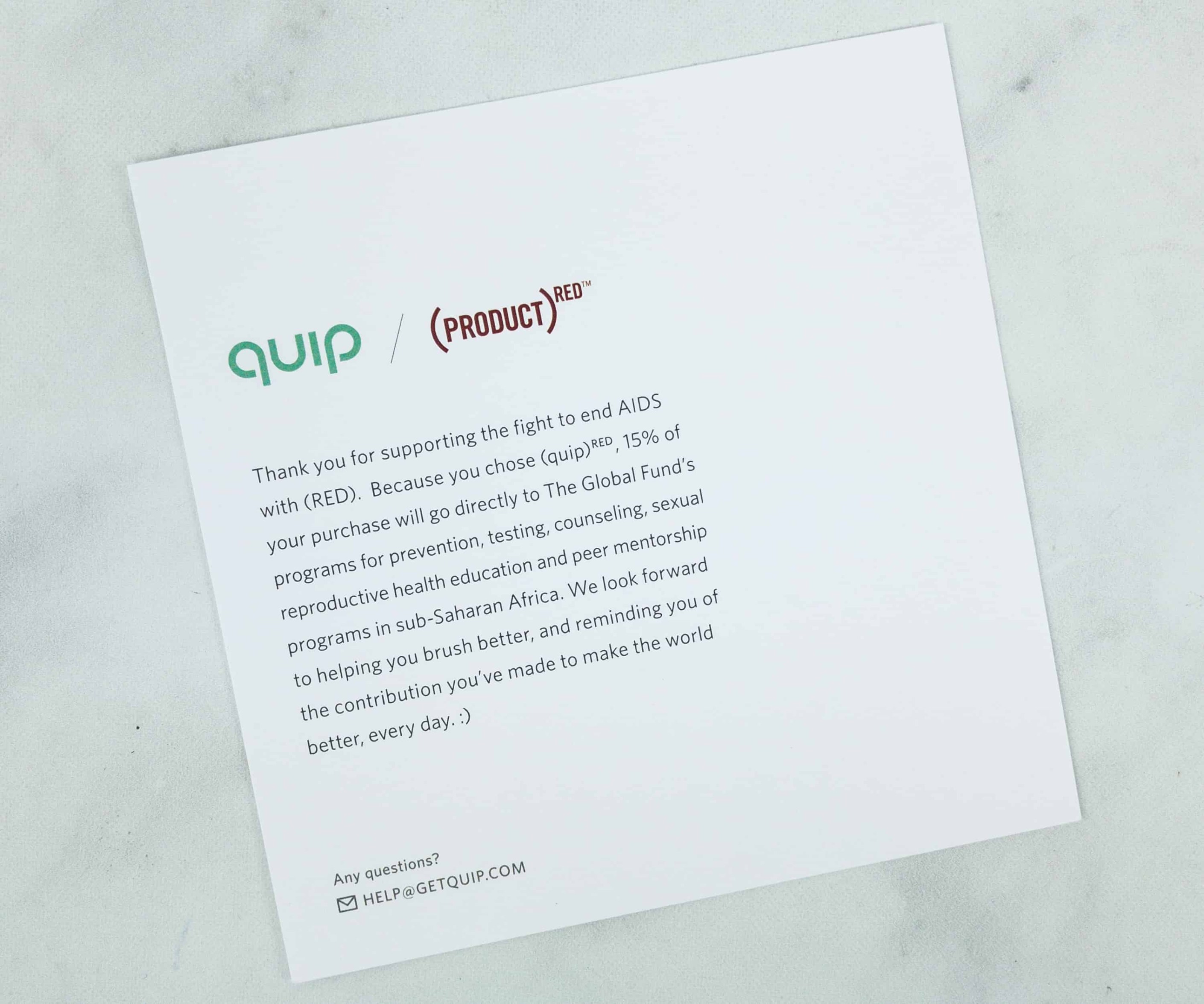 Quip Toothbrush Special Edition Product RED Starter Set Review Hello Subscription