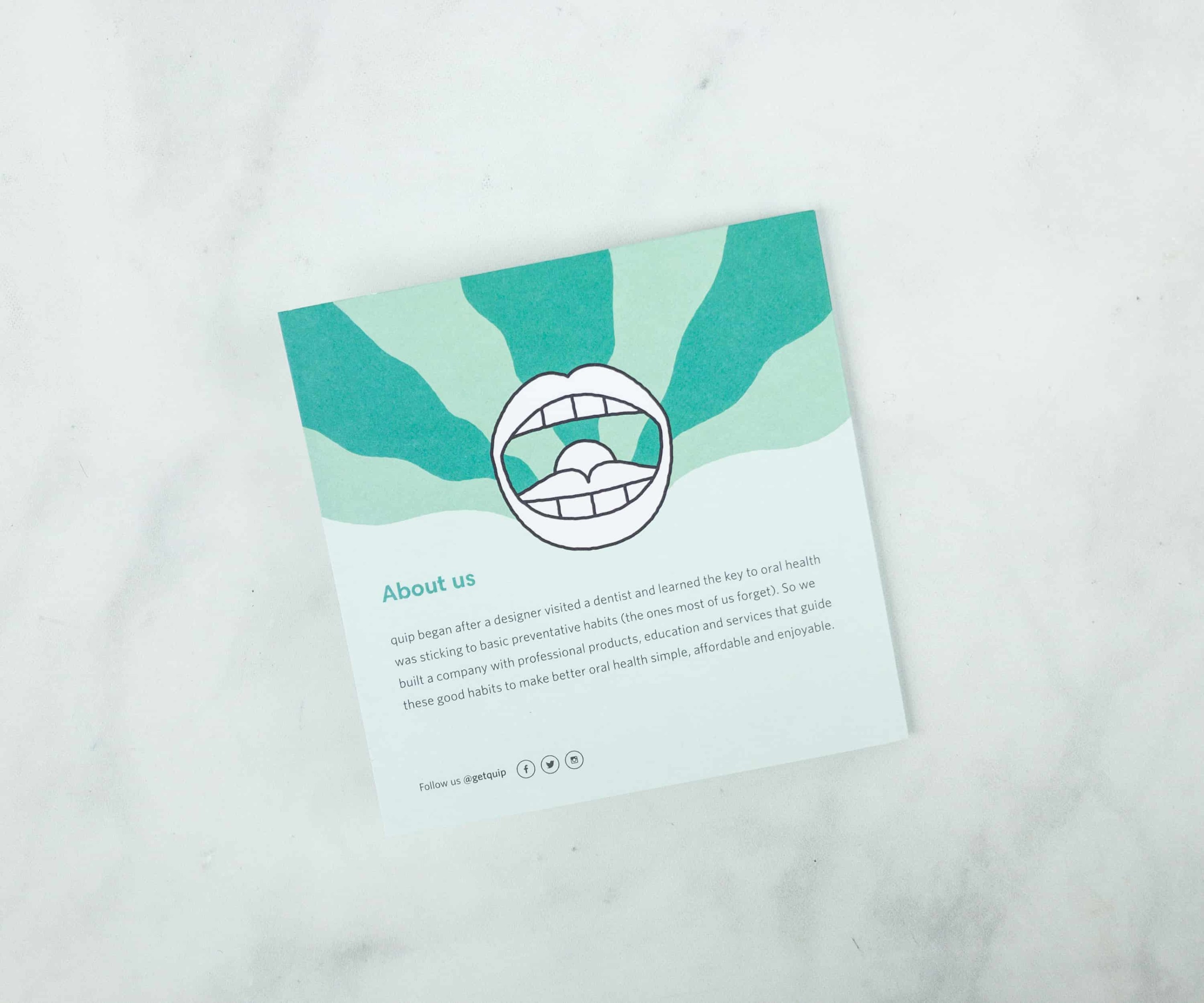 Quip Toothbrush Special Edition Product RED Starter Set Review Hello Subscription