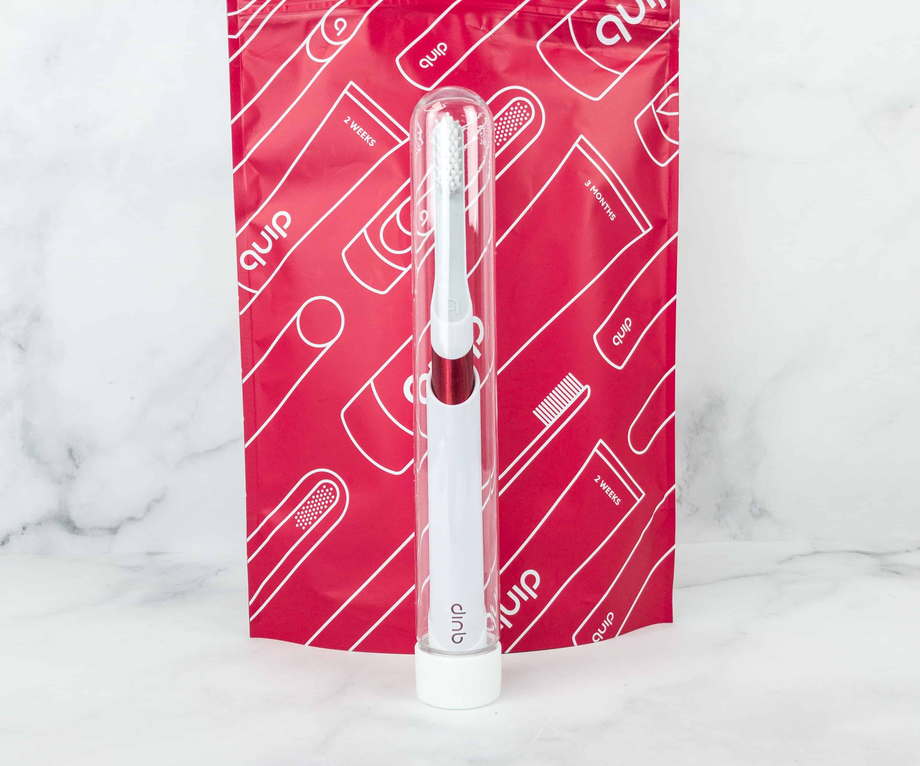 red quip electric toothbrush