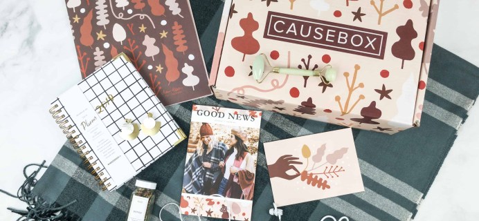 CAUSEBOX Winter 2018 Subscription Box Review + Coupon