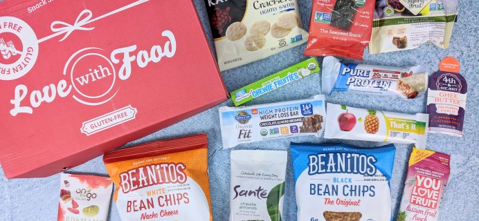 Love With Food Gluten-Free December 2018 Subscription Box Review + Coupon