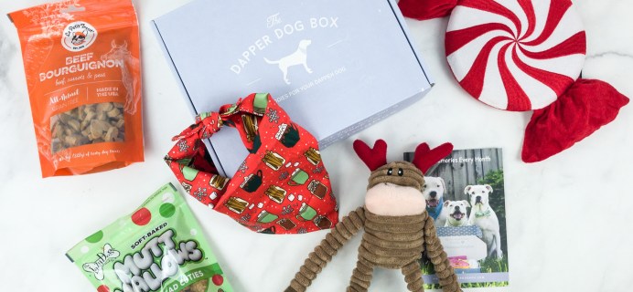 The Dapper Dog Box December 2018 Subscription Box Review + Coupon