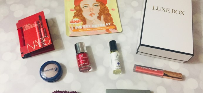 Luxe Box Winter 2018 Subscription Box Review