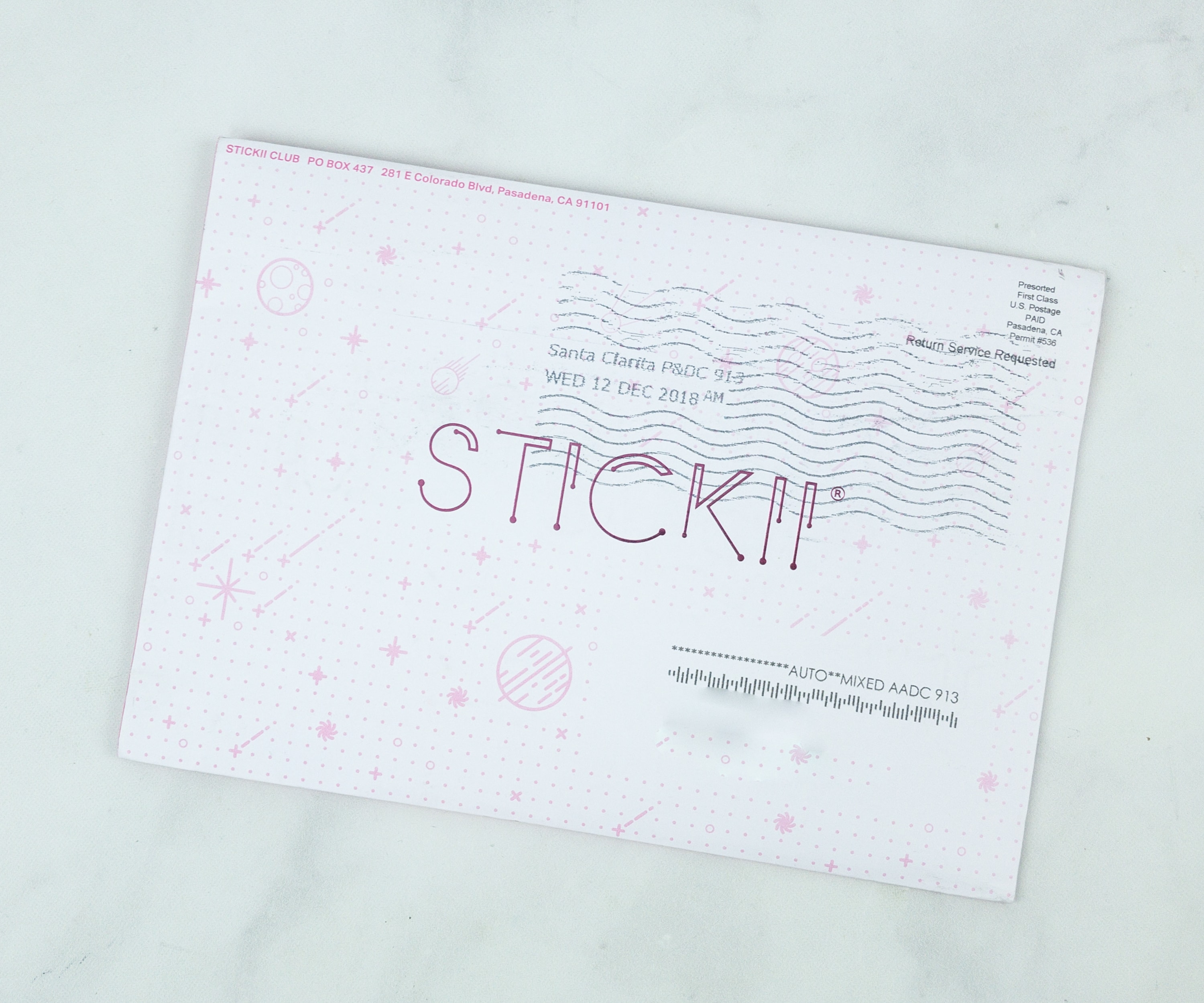 Stickii Club December 2018 Subscription Box Review & Coupon - Cute Pack ...