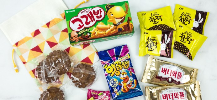 Korean Snack Box January 2019 Subscription Box Review + Coupon
