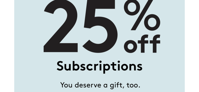BirchboxMan Coupon: Save 25% On Subscriptions! LAST DAY!