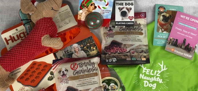 Pet Treater Deluxe Dog Pack Subscription Box Review + Coupon – December 2018