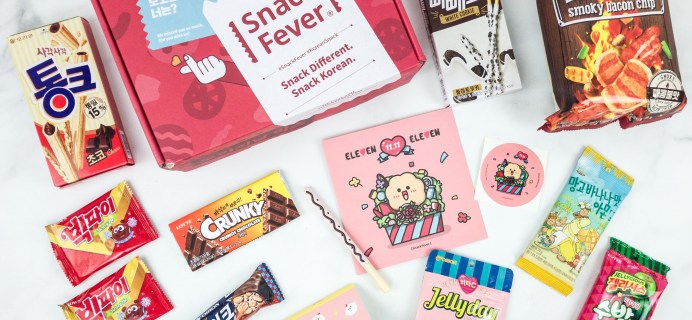 November 2018 Snack Fever Subscription Box Review + Coupon – Original Box