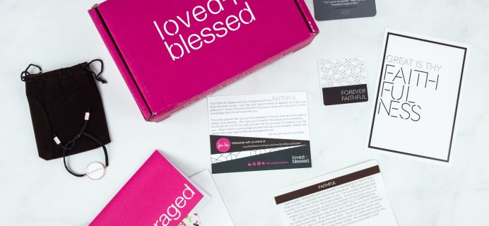 Loved+Blessed January 2019 Subscription Box Review + Coupon