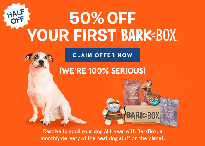 Barkbox Flash Sale: Get Your First BarkBox 50% Off Coupon - LAST DAY ...