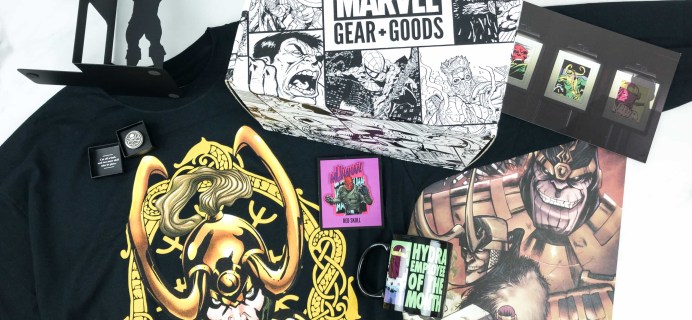 Marvel Gear + Goods November 2018 Subscription Box Review + Coupon!