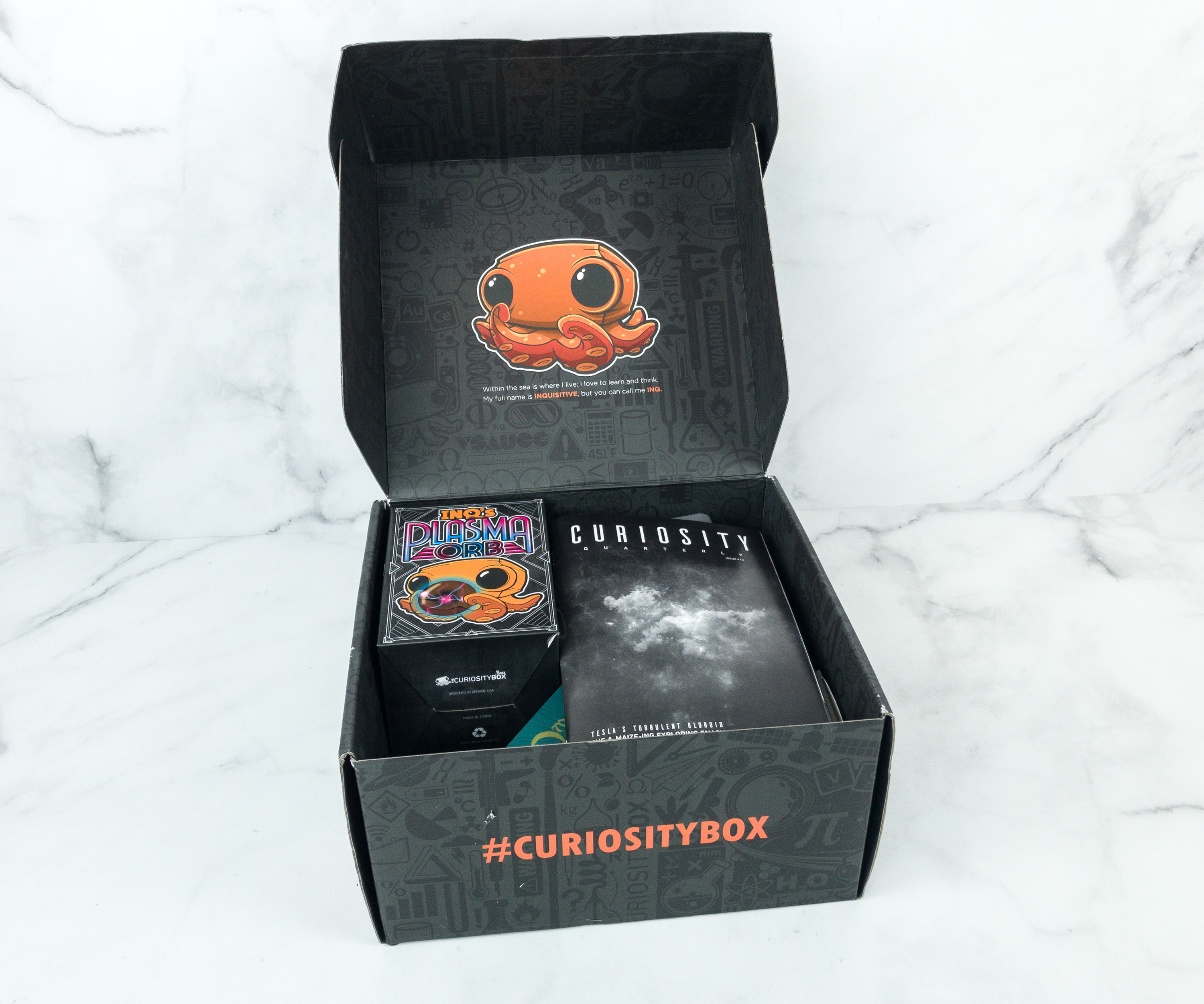 The Curiosity Box by VSauce Subscription Box Review - Winter 2018 ...