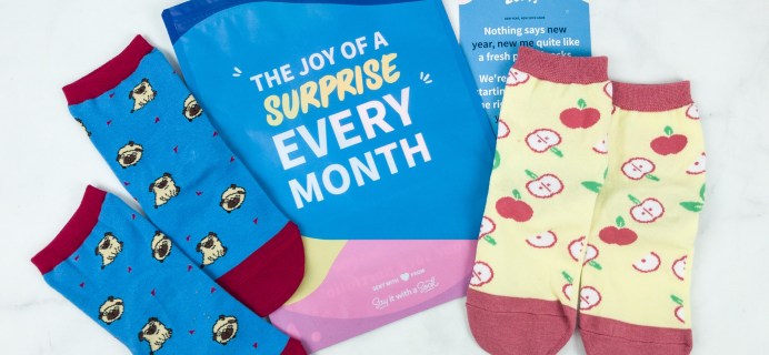 Say It With A Sock January 2019 Kids Sockscription Review & Coupon – Girls