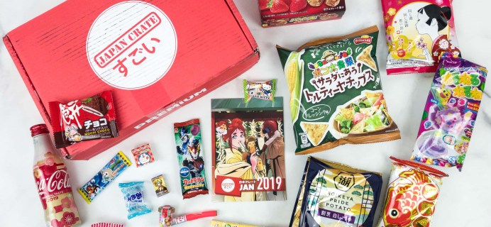 Japan Crate January 2019 Subscription Box Review + Coupon