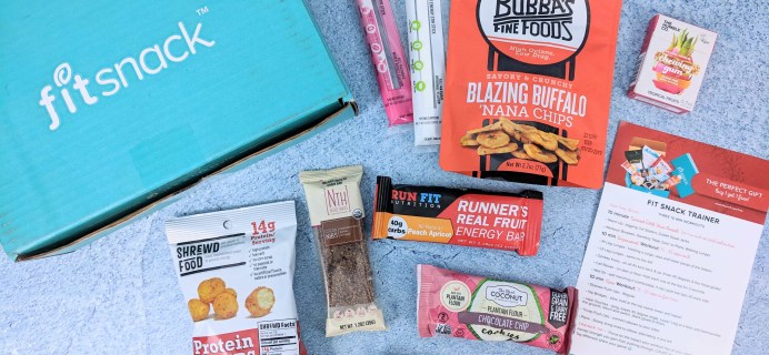 FitSnack December 2018 Subscription Box Review & Coupon