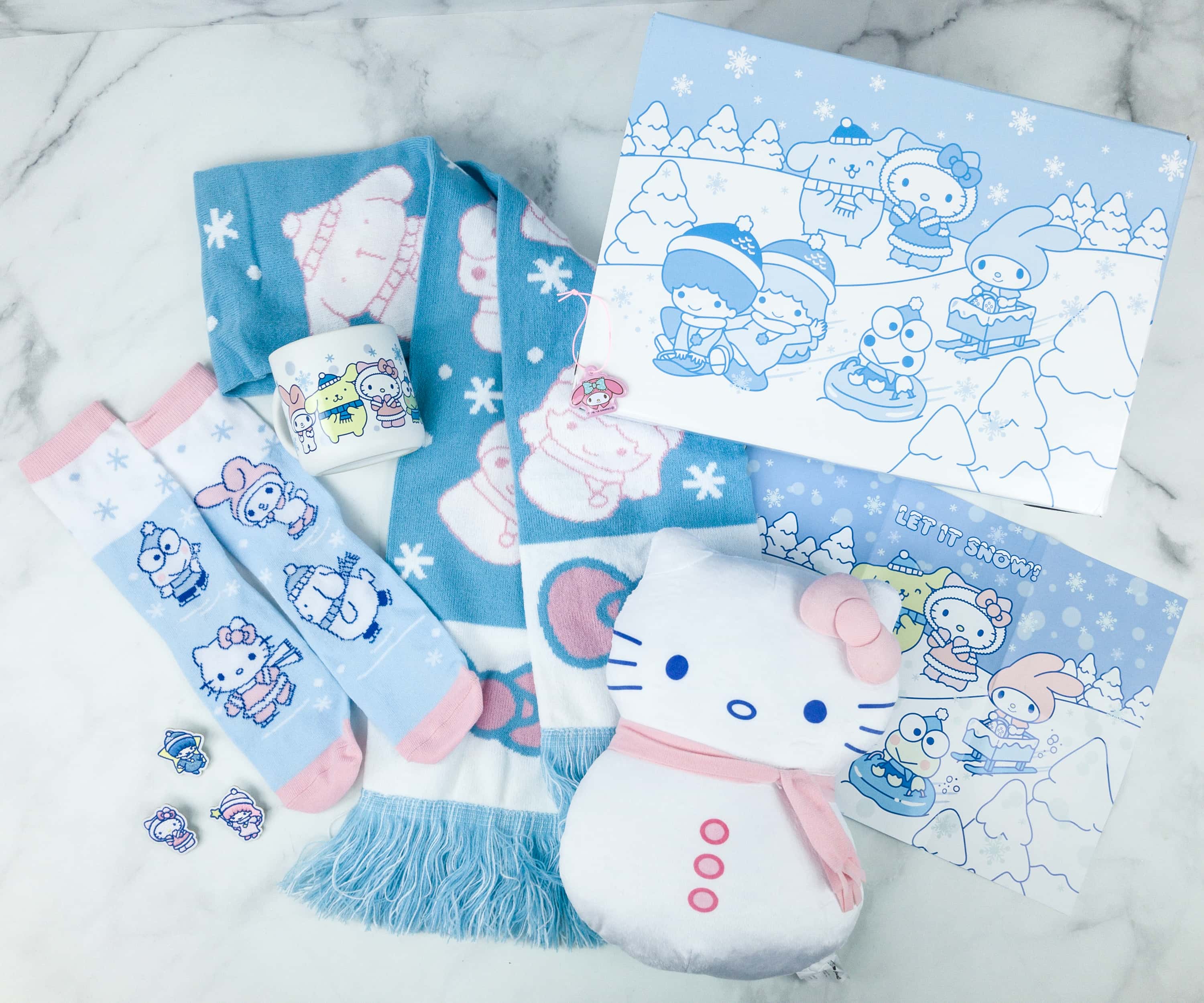 Details about   Lootcrate Sanrio Blue with Stars Hello Kitty Sweet Dreams Throw Blanket 44"x62" 