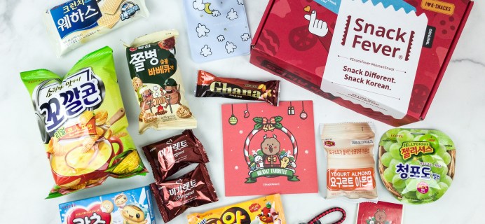 December 2018 Snack Fever Subscription Box Review + Coupon – Original Box