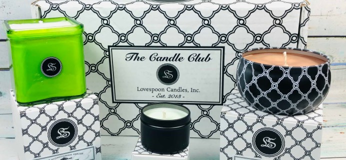 Lovespoon Candles January 2019 Subscription Box Review + Coupon