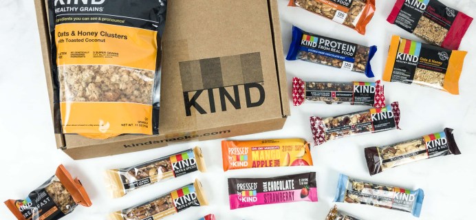 KIND Snack Club Subscription Box Review + $20 Off Coupon – Classic Snack Pack