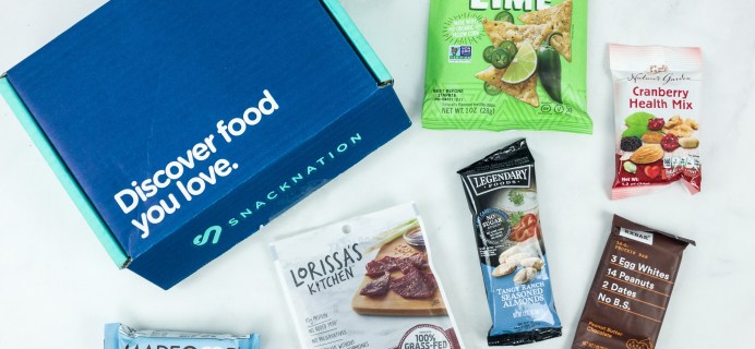 Snack Nation January 2019 Subscription Box Review + Coupon!