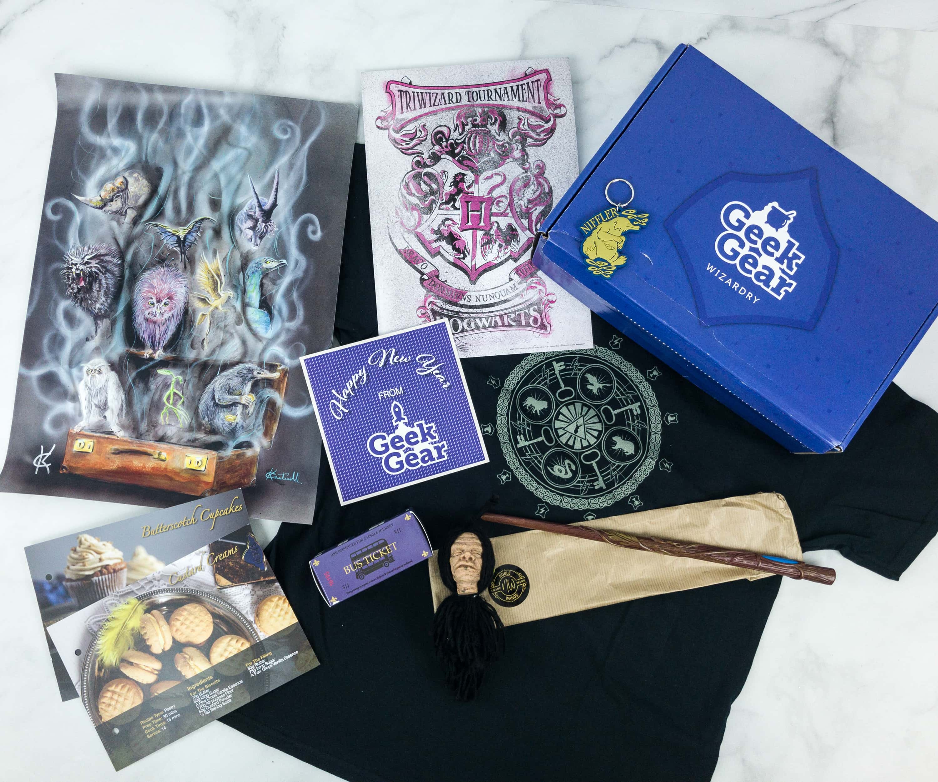 Geek Gear World of Wizardry December 2018 Subscription Box Review