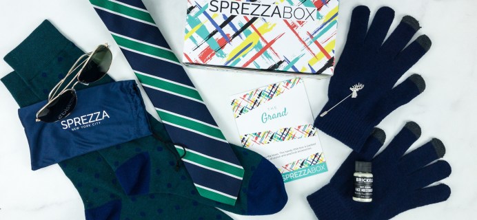 SprezzaBox January 2019 Subscription Box Review + Coupon