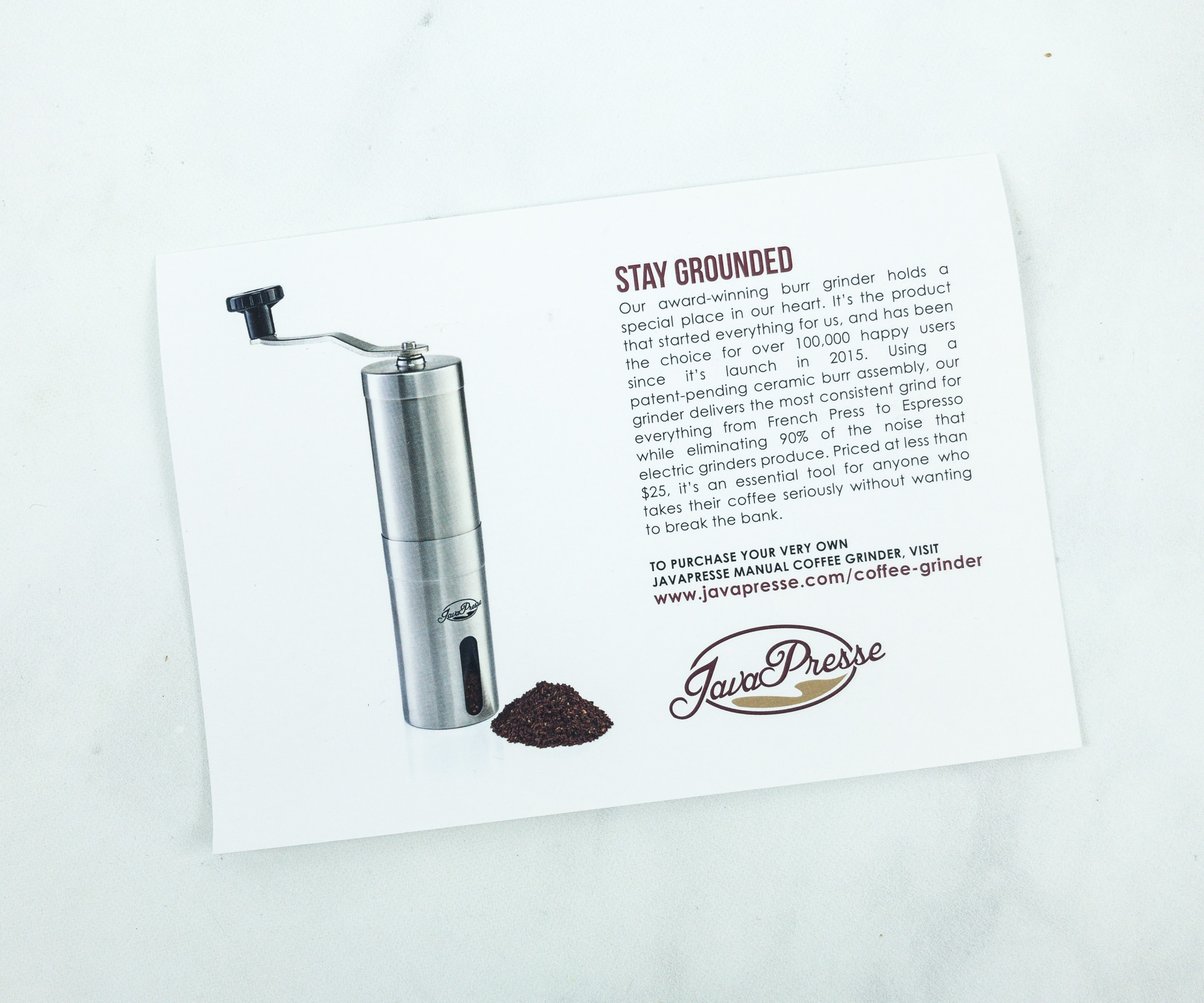 Coffee Grinders For French Press - JavaPresse Coffee Company