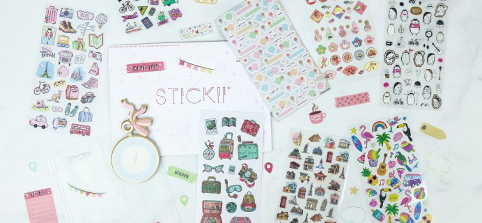 Stickii Club January 2019 Subscription Box Review – Cute Pack!
