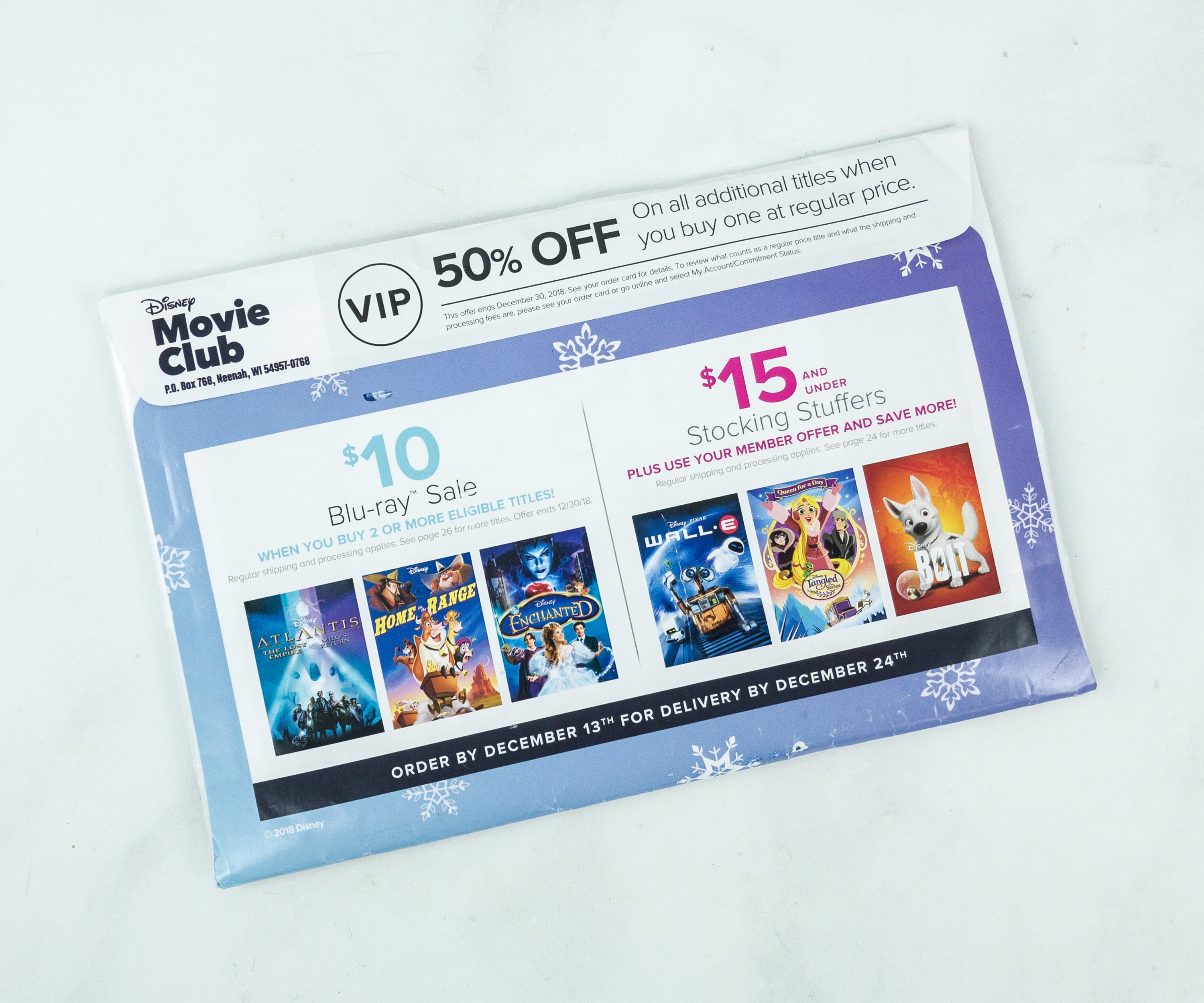 Disney Movie Club December 2018 Review + Coupon! Review 2 Hello