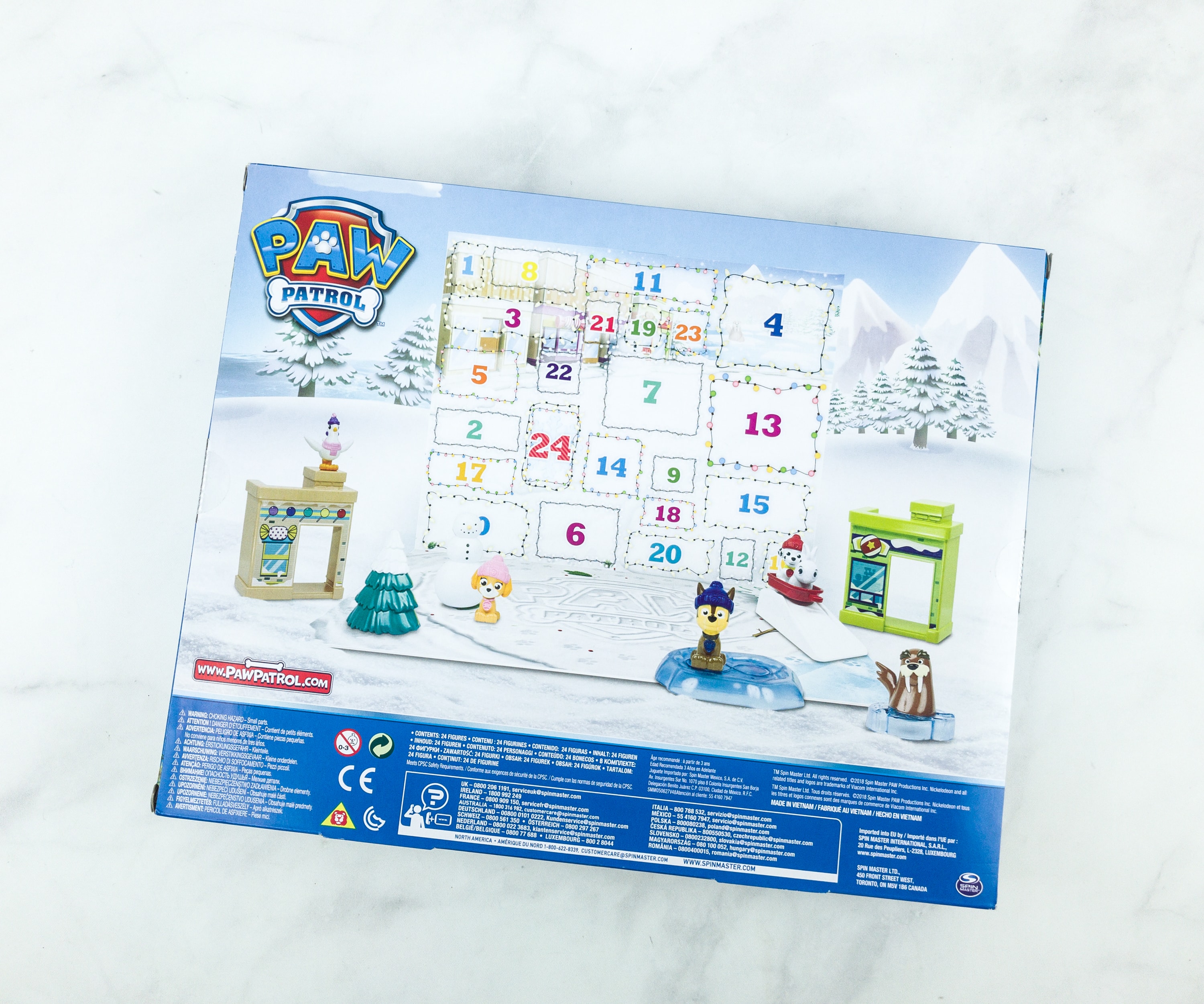 Paw patrol outlet advent calendar 2018