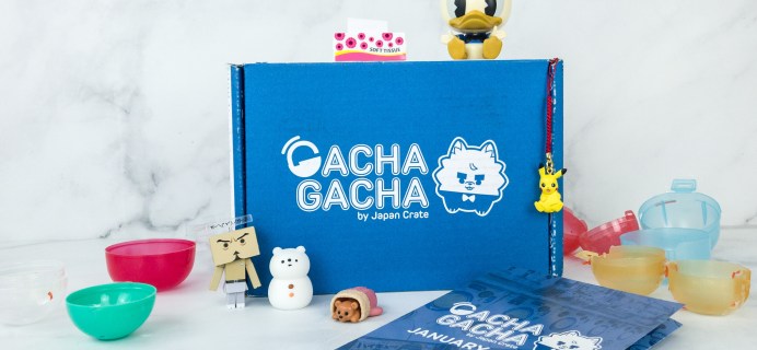 Gacha Gacha Crate January 2019 Subscription Box Review + Coupon