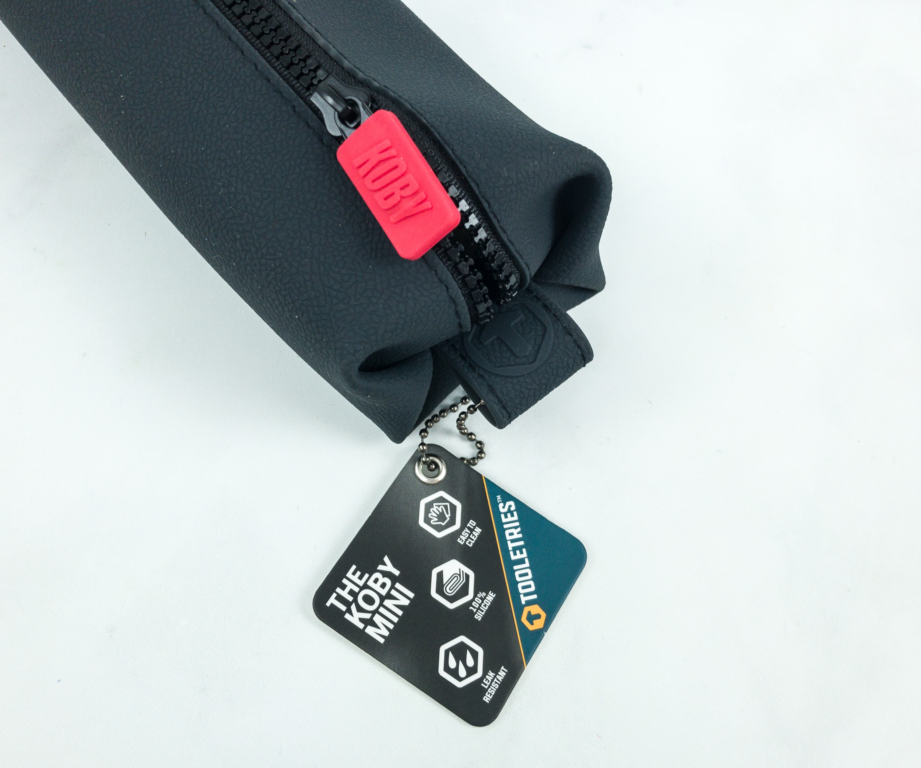 Koby Bag Mini 100% Silicone, Leak Resistant Toiletry Bag, Pencil