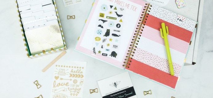 Busy Bee Stationery January 2019 Subscription Box Review