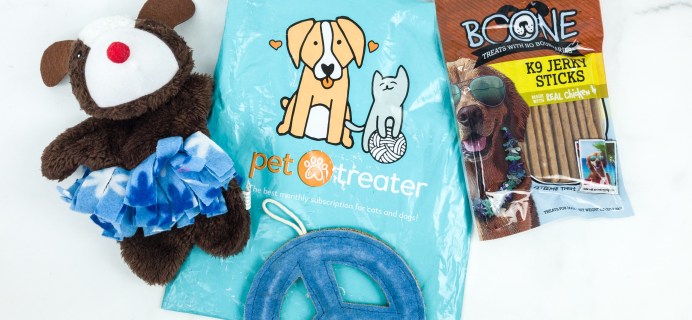 Pet Treater Dog Pack January 2019 Subscription Box Review + Coupon!