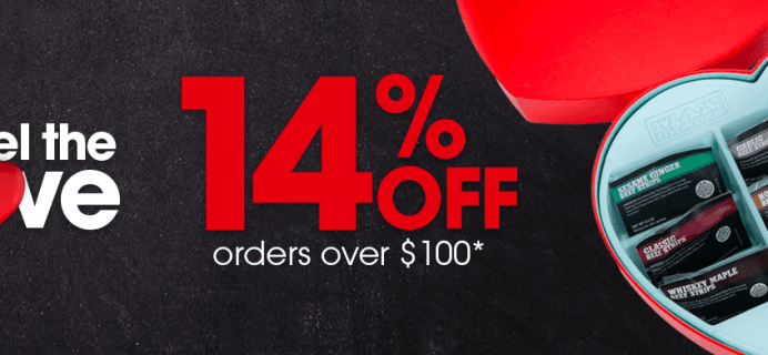 Man Crates Valentine’s Day Sale: 14% Off $100+ Purchase!