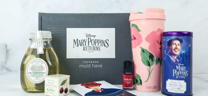 Popsugar Must Have x Mary Poppins Returns Box Reveal