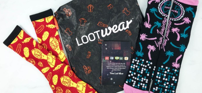 Loot Socks by Loot Crate January 2019 Subscription Box Review & Coupon
